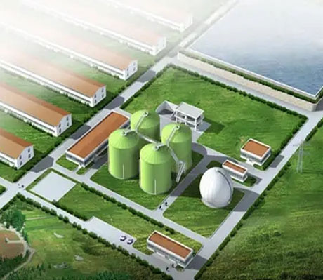 規(guī)?；镎託夤こ?></a></p>
<h2>規(guī)模化生物沼氣工</h2>
<p class=